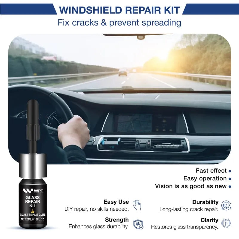 WIZ® NANOSHIELD AUTO GLASS REPAIR KIT INSTANTLY 2025